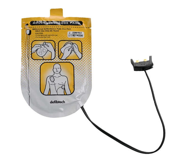 Electrodos para niños y adultos compatibles con todos los desfibriladores DEA Defibtech Lifeline